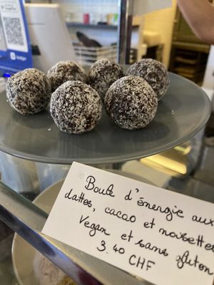 Vegan desserts  at L'Echo in Lausanne