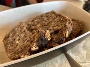 Seed bread at L'Echo in Lausanne