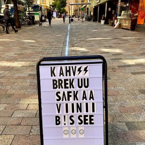 Follow the sign!  at Anima in Helsinki