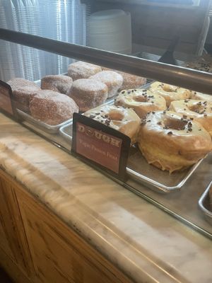 Vegan donut options  at Dough Doughnuts - Flatiron in New York City