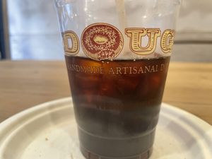 Was excited for cold brew… but tasted old.  at Dough Doughnuts - Flatiron in New York City