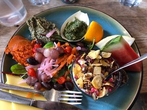 Selfmade spreads at Penny Lane Cafe in Aalborg