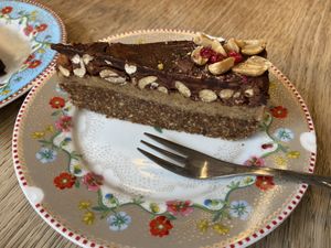 Peanut cake 🥜   at Penny Lane Cafe in Aalborg