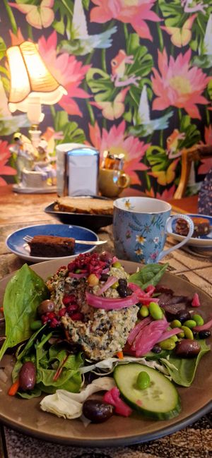 Salade Hummus at Penny Lane Cafe in Aalborg