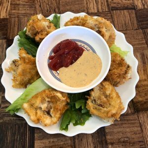 Deep Fried Sake  at Song Huong Vegetarian Restaurant in Duluth