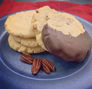 vegan pecan cookies at City Cakes and Cafe in Salt Lake City