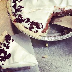 vegan pie at City Cakes and Cafe in Salt Lake City