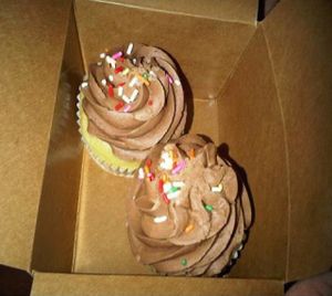 Cupcakes to go at City Cakes and Cafe in Salt Lake City