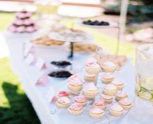 Wedding reception spread thanks to City Cakes! at City Cakes and Cafe in Salt Lake City