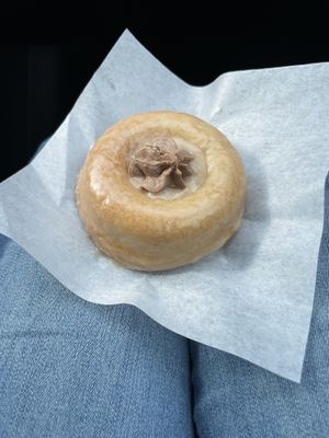 Maple donut 4.5/10 (too sweet)  at City Cakes and Cafe in Salt Lake City
