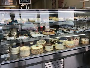 Look at these beautiful cakes!!! at City Cakes and Cafe in Salt Lake City