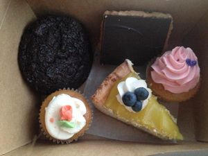 vegan and gluten free im in heaven  at City Cakes and Cafe in Salt Lake City
