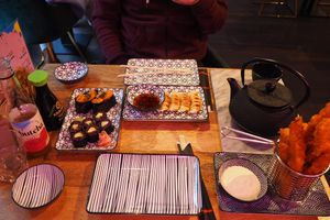 Japanese style snacks at Vegan Sushi Bar - Downtown in Amsterdam