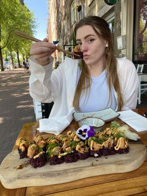   at Vegan Sushi Bar - Downtown in Amsterdam