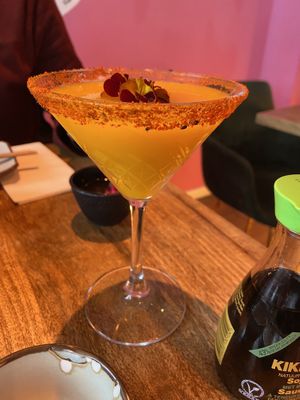 Spicy mango margarita: quite good, but too spicy for me  at Vegan Sushi Bar - Downtown in Amsterdam