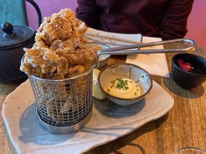 Crunchy wings: tasty with a nice bite at Vegan Sushi Bar - Downtown in Amsterdam