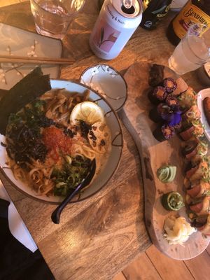 Full spread  at Vegan Sushi Bar - Downtown in Amsterdam