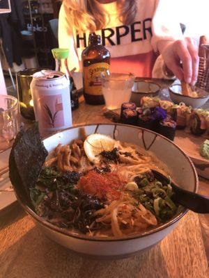 Creamy oat milk ramen😍  at Vegan Sushi Bar - Downtown in Amsterdam