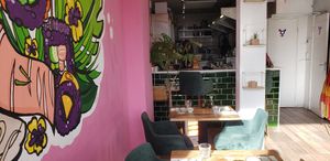 Interior facing counter at Vegan Sushi Bar - Downtown in Amsterdam