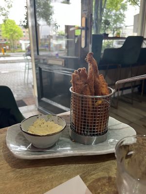 Sweet potato tempura  at Vegan Sushi Bar - Downtown in Amsterdam