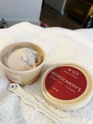 Maple and pecan ice cream at Vegan Sushi Bar - Downtown in Amsterdam