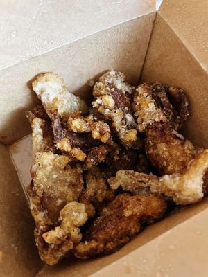 Oyster mushroom wings, amazing at Vegan Sushi Bar - Downtown in Amsterdam