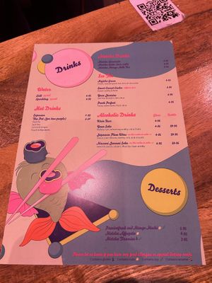 Menu October 2023  at Vegan Sushi Bar - Downtown in Amsterdam