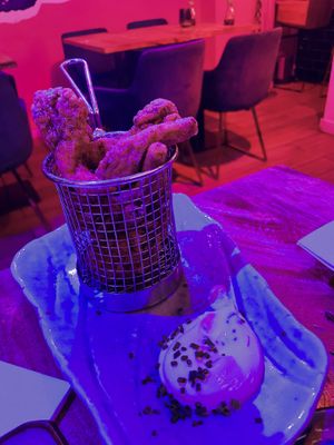 Crispy ‘chicken’ strips   at Vegan Sushi Bar - Downtown in Amsterdam