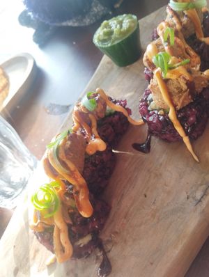 It looks better live i promise at Vegan Sushi Bar - Downtown in Amsterdam