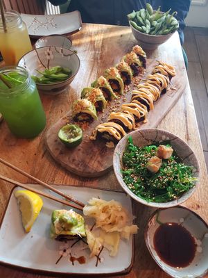 Our favorite was the California crunch roll, went back for this! at Vegan Sushi Bar - Downtown in Amsterdam