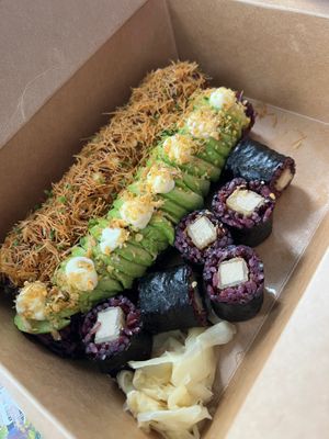 Vegan sushi box chef special at Vegan Sushi Bar - Downtown in Amsterdam