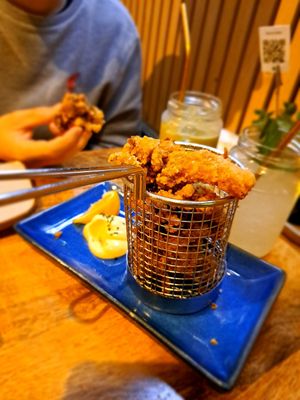 Crunchy wings at Vegan Sushi Bar - Downtown in Amsterdam