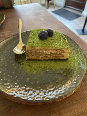 Matcha tiramisu  at Vegan Sushi Bar - Downtown in Amsterdam