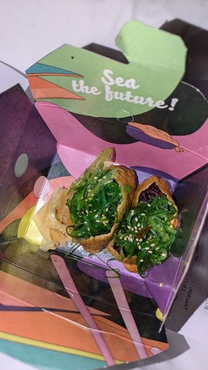 Generous portion of ginger at Vegan Sushi Bar - Downtown in Amsterdam