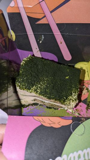 Never had matcha tiramisu before but I will be having again! at Vegan Sushi Bar - Downtown in Amsterdam