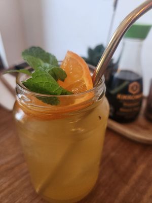 ice tea at Vegan Sushi Bar - Downtown in Amsterdam