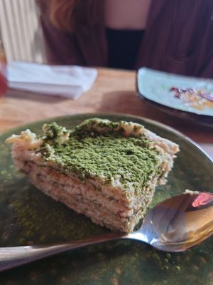 Matcha Tiramisu at Vegan Sushi Bar - Downtown in Amsterdam