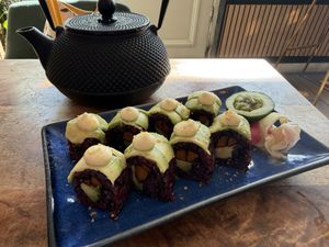 Sweet Avocado Signature Roll  at Vegan Sushi Bar - Downtown in Amsterdam
