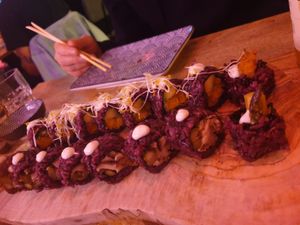 Sushi at Vegan Sushi Bar - Downtown in Amsterdam