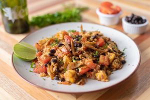 Arroz Criollo at Herbívoro- Chapinero in Bogota