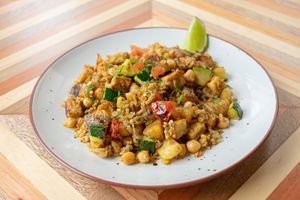 Arroz Masala at Herbívoro- Chapinero in Bogota