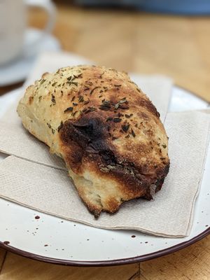 Calzonetta at Herbívoro- Chapinero in Bogota