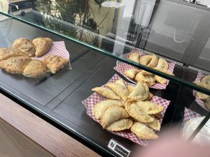 Empanadas  at Herbívoro- Chapinero in Bogota