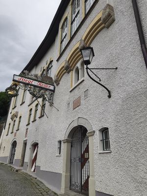 Eingang at Stiegl-Keller in Salzburg