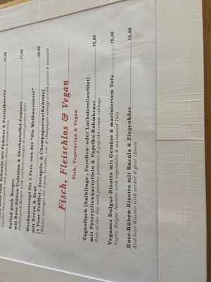 Eine Vegane Option zur Auswahl!   at Stiegl-Keller in Salzburg