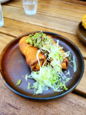 Chimicangas at Los Dos Hombres in The Entrance