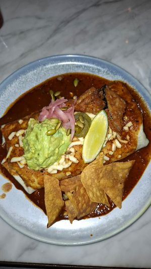 Enchilada at Los Dos Hombres in The Entrance