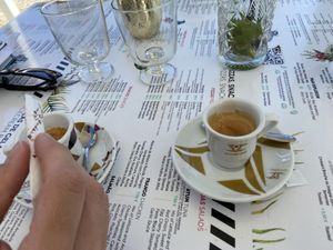 Coffee   at Café Fino in Carvoeiro
