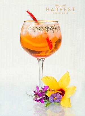 Aperol Spritz at Harvest Kitchen & Bar in Quarteira