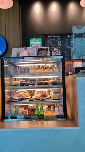 Vegan cakes at VIBE Coffee & Plant-Based Food in Bangkok